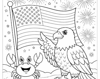Kids Summer Fun Coloring Pages Bundle Printable Activity Sheets for Children Vacation Coloring Pack