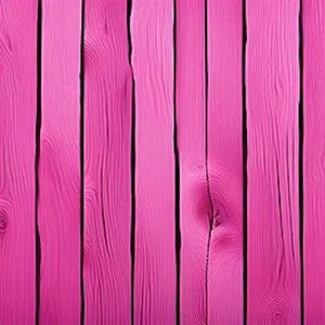 Könnte beinhalten: Vertikale Holzbretter in verschiedenen Rosatönen. Die Holzmaserung ist sichtbar und verleiht der Oberfläche Textur. Die Bretter sind nebeneinander angeordnet und bilden einen lebendigen, farbenfrohen Hintergrund.