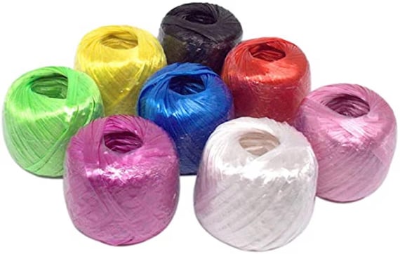 Arts and crafts rope, Polypropylene Twine, Crafting cord Knitting supplies Crochet thread Craft supplies Polypropylene yarn Plastic rope 15m