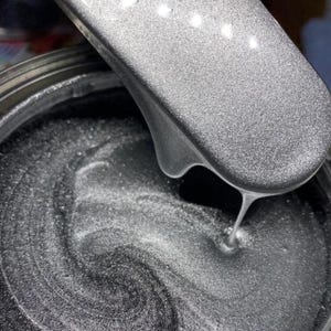 silver paint wood paint metal paint, Extremely lovely solvent based Paint ! 50ml