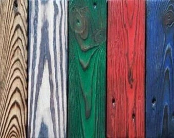 Wood Stain Powder – 5 Color Dye Kit, Black, Red, Pink, Violet, Brown