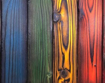 Wood Dye Kit – 5 Colors, Water Soluble (25 Grams) golden yellow, red, dark orange, teak ,mahogany