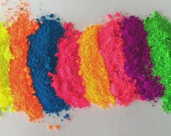 Neon fluorescerend pigmentpoeder, epoxyhars, nail art, schilderij, zeep 5 g 10 g
