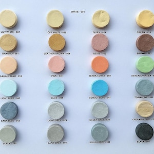 7 pack Concrete pigment | Ceramic pigment| Cement Dye| Natural earths and Oxides | UV resistant.Matte pigments 10g in each color