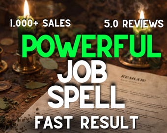 Incantesimo di lavoro potente / Lavoro dei sogni e avanzamento di carriera / Promozione, successo / Lancio in giornata, risultati rapidi