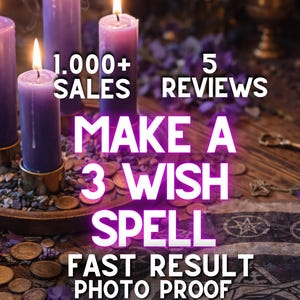 Wunschzauber | Drei Wünsche manifestieren | Kraftvolle Wunschaktivierung am selben Tag für die Erfüllung Ihrer Träume