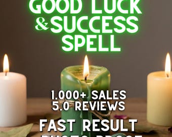 Hechizo de Éxito y Suerte / Hechizo para Prosperidad y Abundancia / Atracción de Fama, Amor y Fortuna / Poderosa Alineación Energética