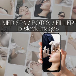 15 Neutral Med Spa Stock Photos, JPGs for Med Spas, Nurse Injectors, Botox Content, Social Media Branding