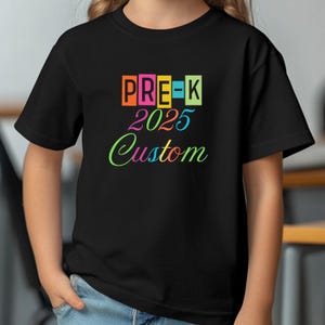 Custom Pre-k Grade Teacher Shirt, Pre-k Grade Team Shirt, Back to School T-Shirt, Pre-k Grade Squad Tee, Personalized Grade Level