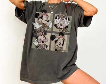 Safari Minnie Mouse Shirt, Comfort Colors® Leopard Minnie Mouse Shirt, Animal Kingdom Shirt, Minnie Mouse Shirt, Disney Safari Shirt MC5
