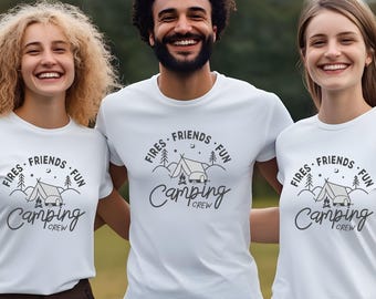 Custom T-shirt, Camp Gifts, Custom Camp Shirt, Camp Crew Shirt, Camp Custom Shirt, Camping Family Shirt, Camp Life Shirt, Family Camping Tee