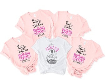 Custom Dirty Thirty Birthday Party Shirt, 30th Birthday Girl Shirt, 30. Birthday Squad Shirt, Dirty 30 Party Crew, Birthday Squad, Y389