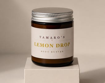 Lemon Drop Whipped Body Butter | Shea Moisturizer, Dry Skin Lotion