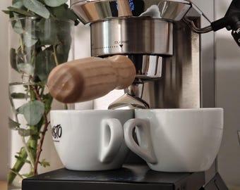 Magnetische Abtropfschale "Slim" für Delonghi Dedica | Extra niedrig für 2 Tassen | Passend für EC 685/885 & Duo EC890.WI | Barista Geschenk