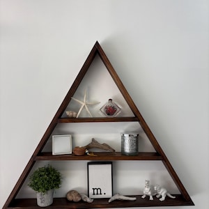 Handcrafted Triangle Shelf