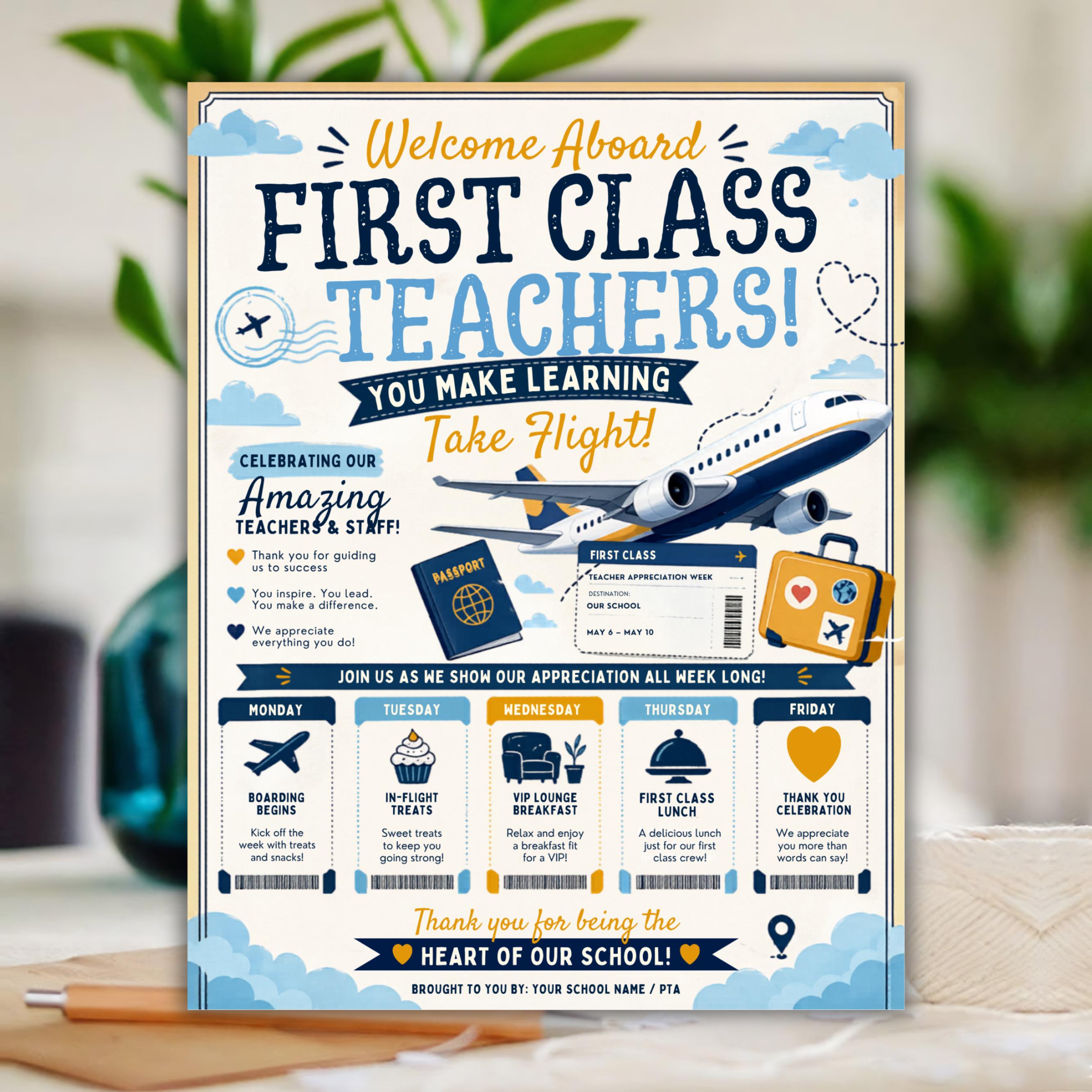 Travel Theme Teacher Appreciation Week, World Travel International ...