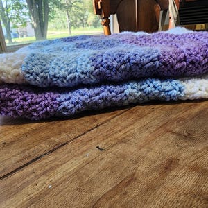 Ripple Stitch Crochet Blanket