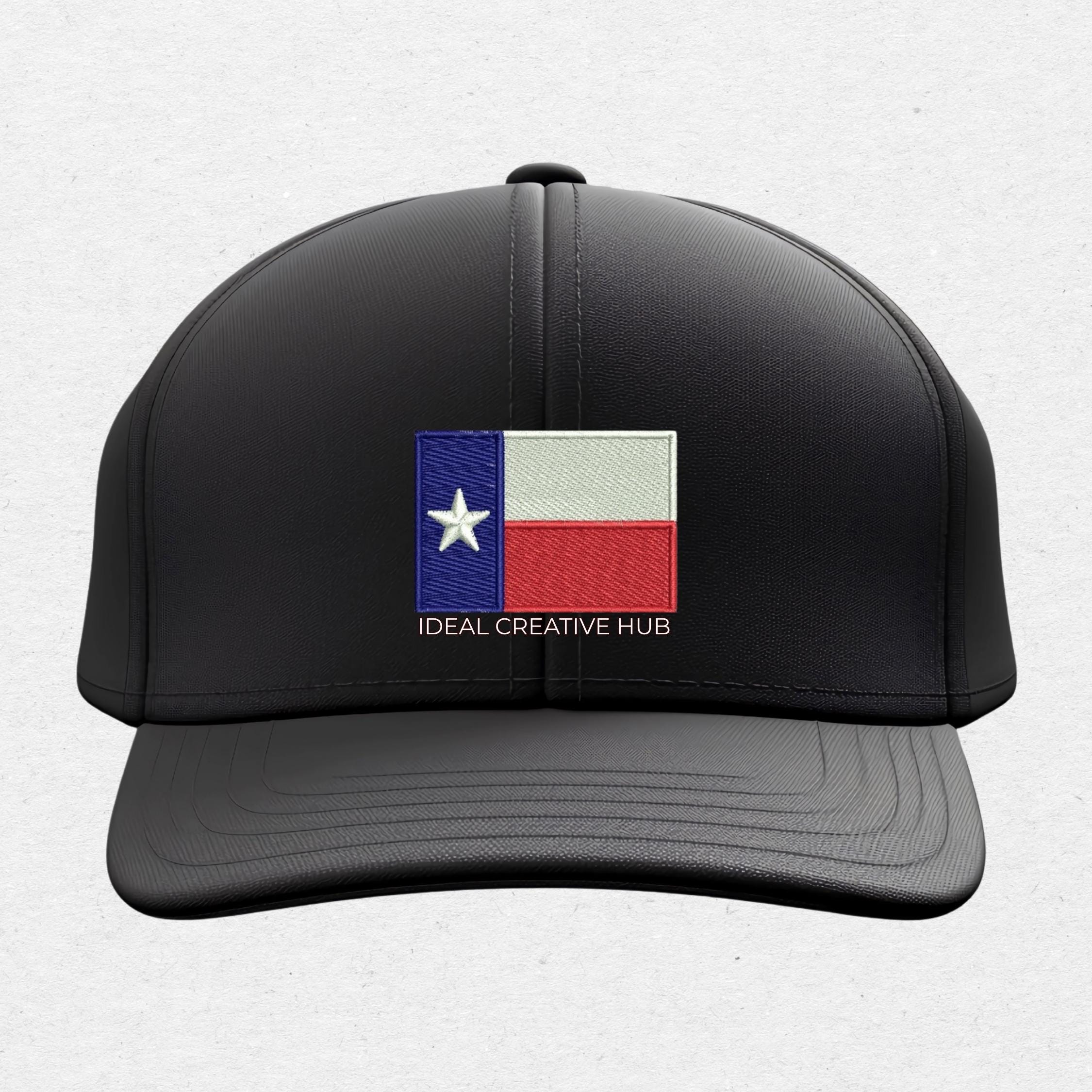 Texas Flag Embroidery Design for Patch Hat and Left Chest Lone Star ...