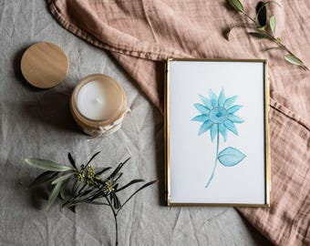 Blue Floral