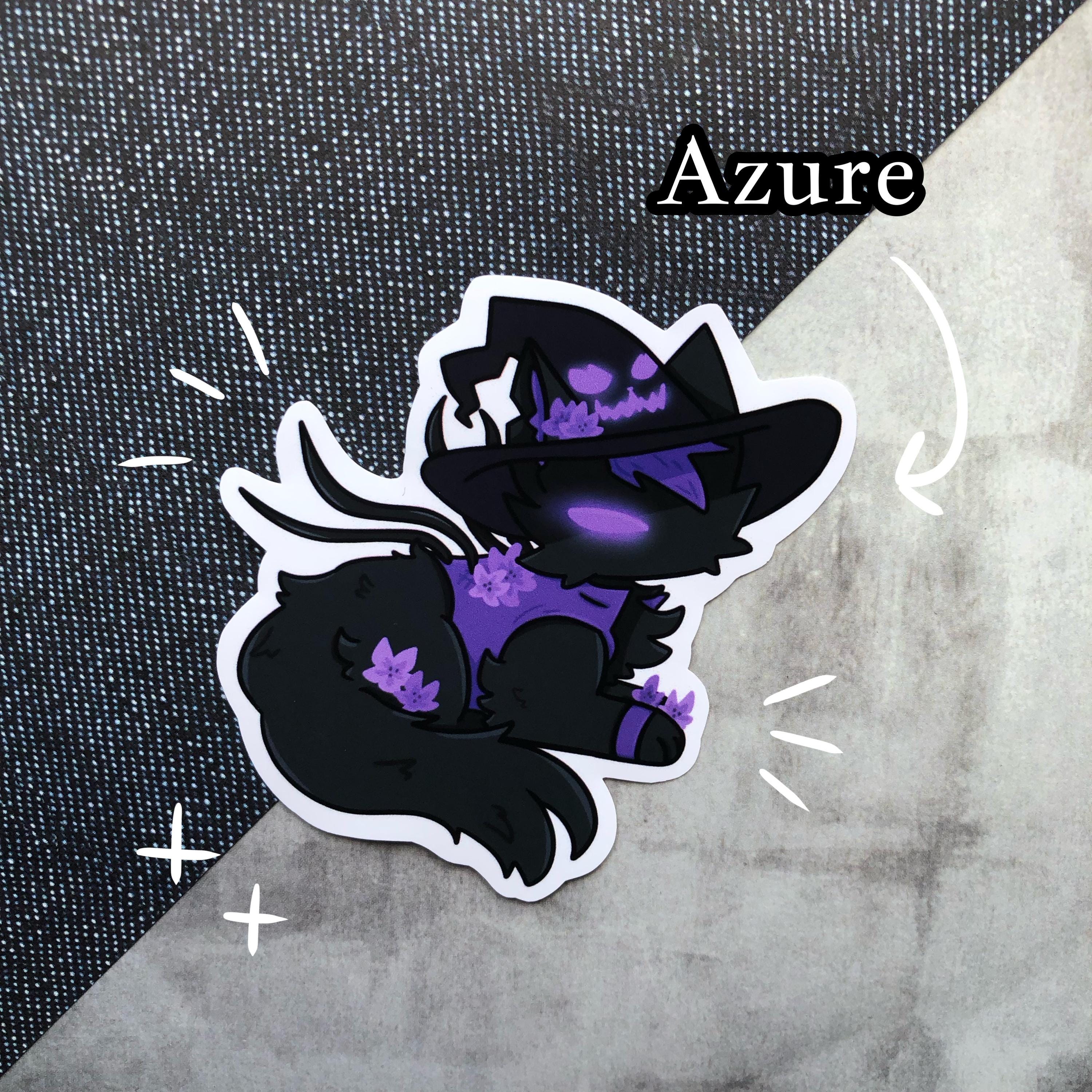 kitty様❾❻ NEW Azure Kitty! Roblox Forsaken Killers KITTY STICKERS! 7