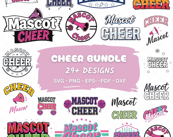 Cheer SVG Bundle, Cheerleading SVG, Cheer Svg, Cheer Squad Svg, Cheer ...