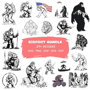 Bigfoot Svg Bundle, Bigfoot Clipart, Bigfoot Vector, Bigfoot Cut Files, Bigfoot For Circut, Bigfoot Svg, Bigfoot Png, Bigfoot Silhouette