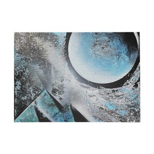 Puzzle with Abstract Blue Design, 1000-Piece Jigsaw, Home Decor, Relaxation Gift, Family Activity, Indoor Entertainment