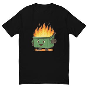 Dumpster Fire Short Sleeve Men&#39;s T-shirt