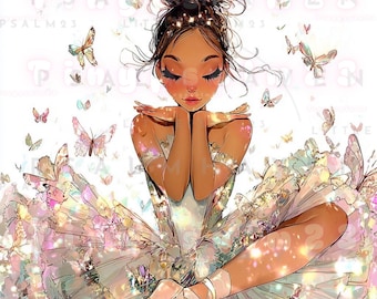 Holographic Tutu Ballerina Clipart (15 PNG) Sparkle Tutu City Skirts