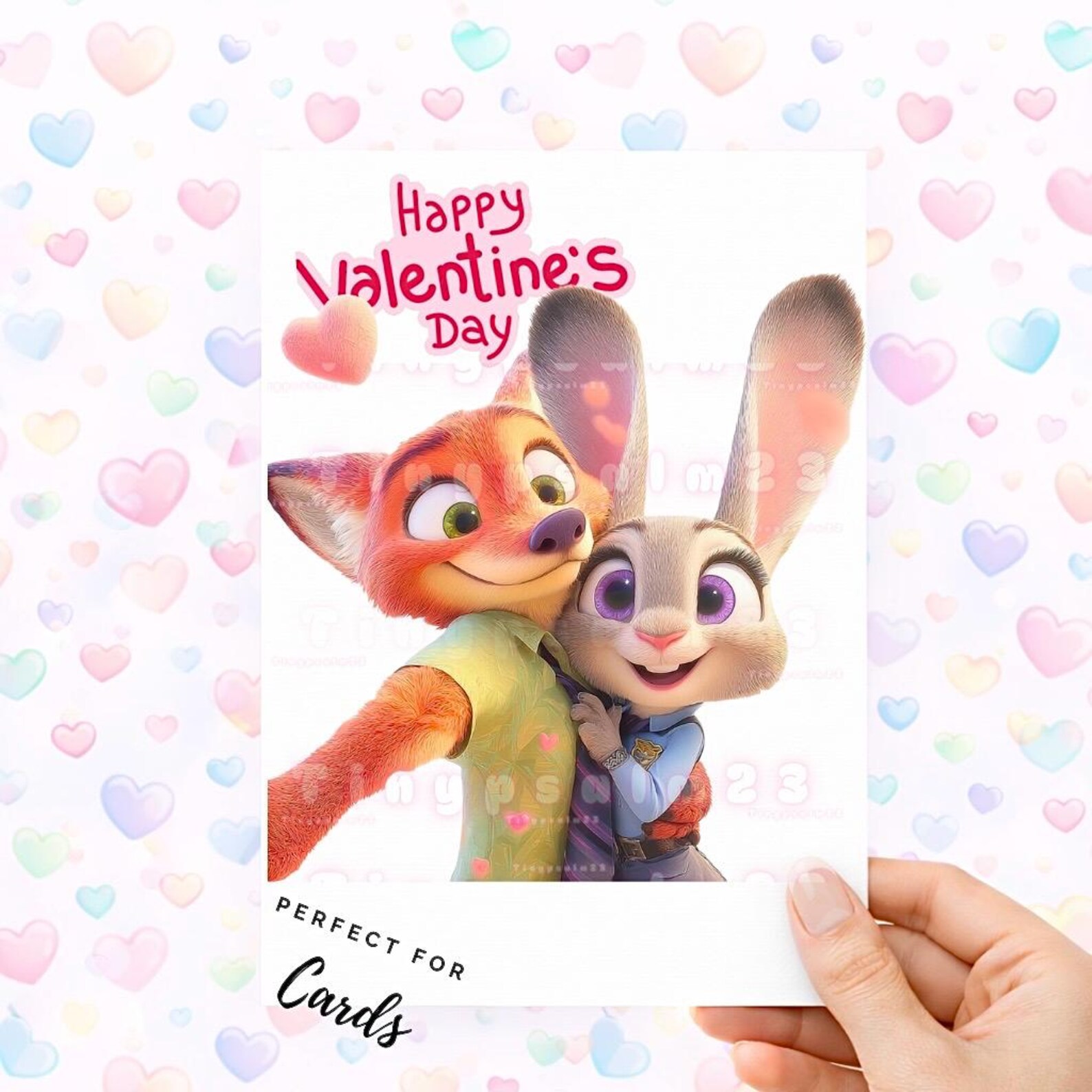 Zootopia Nick & Judy Love Adventure Clipart Bundle, 23 PNG Inspired Art ...