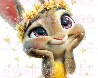 Zootopia Judy Hopps Yellow Dress Clipart Bundle –23 Transparent- Transparent (PDF Download)