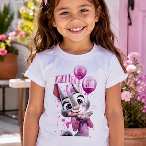 Birthday Girl Judy Hopps Inspired T-Shirt, Birthday Party Tee bild 5