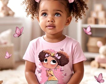 Gerber Toddler Girl T-Shirt | Custom Handmade Design | Runs Small Size Up
