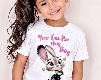 Judy Hopps Inspired "You can be anything" T-Shirt