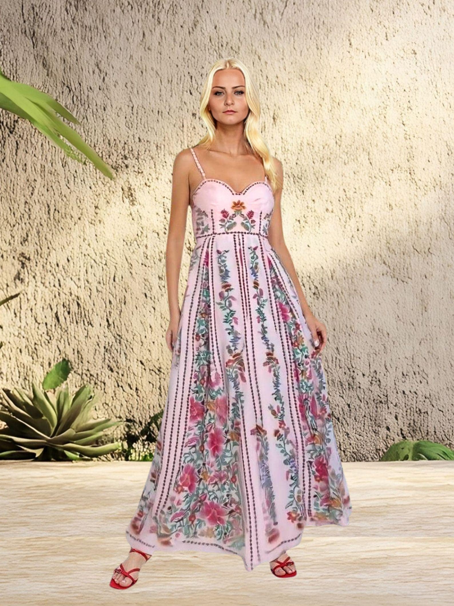 beaded maxi dress uk Catch You Up Beaded Maxi Dress Red