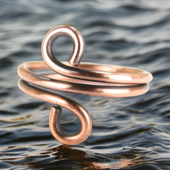 Copper infinity ring discount