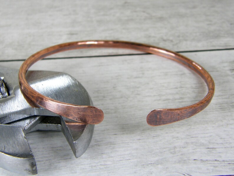 Mens Pure Copper Bracelet Copper Arthritis Bracelet Rustic Etsy