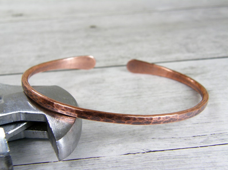 Mens Pure Copper Bracelet Copper Arthritis Bracelet Rustic Etsy