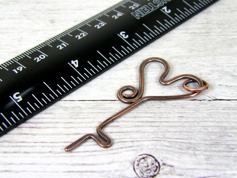 Rustic Pendant Copper Key Pendant Heart Key Pendant Skeleton Key Pendant Copper Wire Pendant Jewelry Making