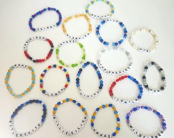Braccialetti ispirati a Billie Eilish, braccialetti Hit Me Hard e Soft, braccialetti da concerto, braccialetti personalizzabili