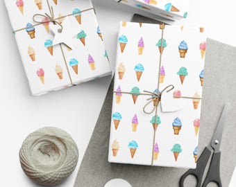 Cadeaupapier grappig ijs