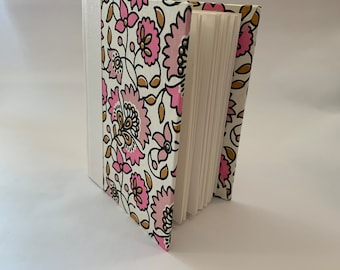 Pink Floral Handmade Hard Cover Watercolor Jenny Journal