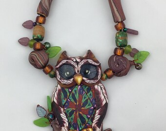 Woodland Owl Necklace