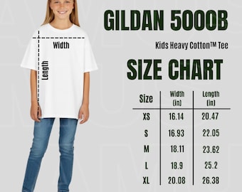 LAT Apparel 6101 Youth Fine Jersey Tee Size Chart • LAT 6101 Size