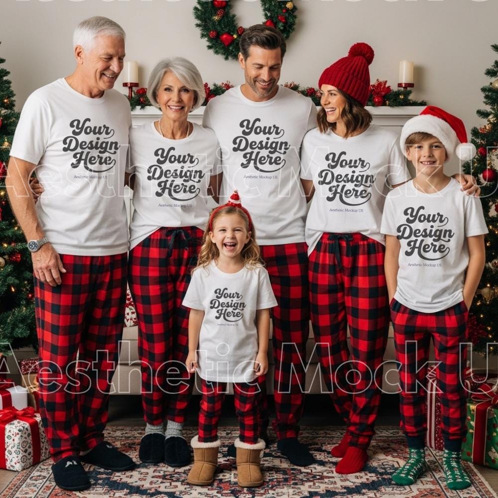 Friends Weihnachts Pyjamas Family Set - Matching PJs Für Familie & Haustier