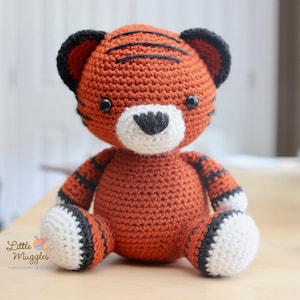 Amigurumi Crochet Pattern Cubby the Tiger image 1