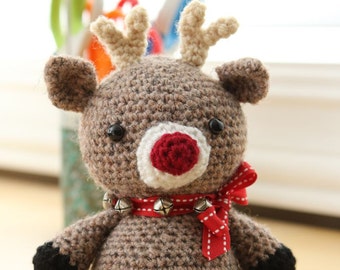 Amigurumi Crochet Pattern - Jingles the Reindeer