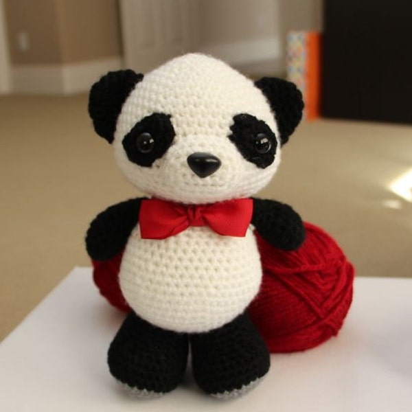 Amigurumi Crochet Pattern - Dumpling the baby panda