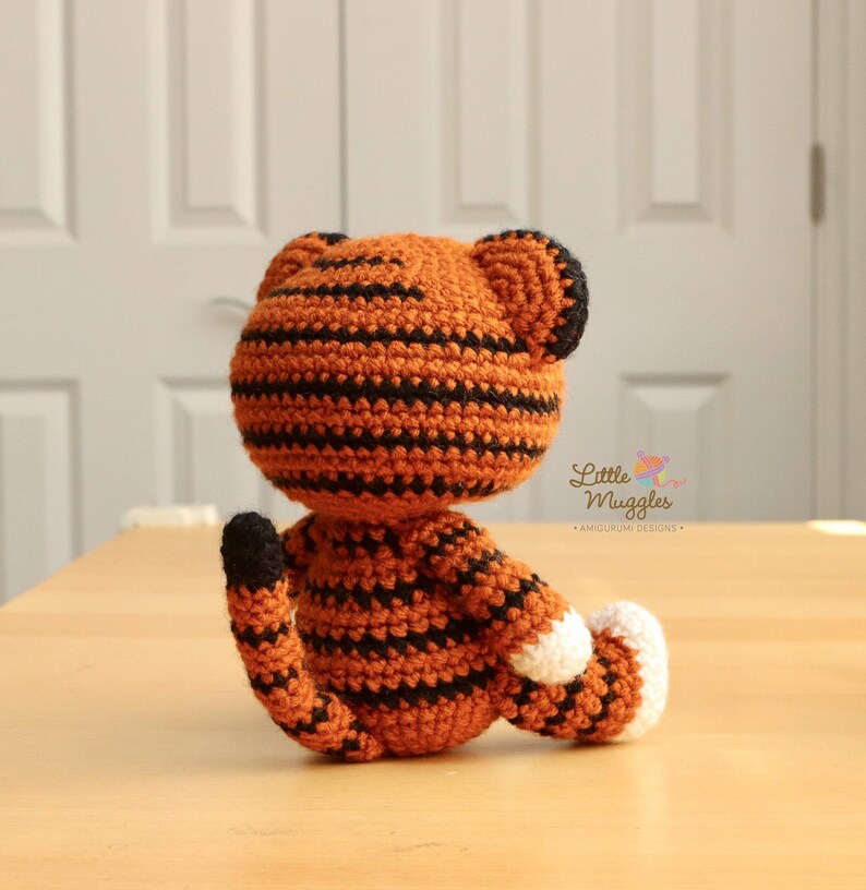 Amigurumi Crochet Pattern Toby the Tiger image 3