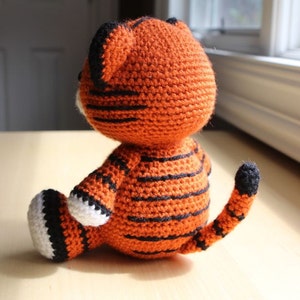 Amigurumi Crochet Pattern Cubby the Tiger image 3